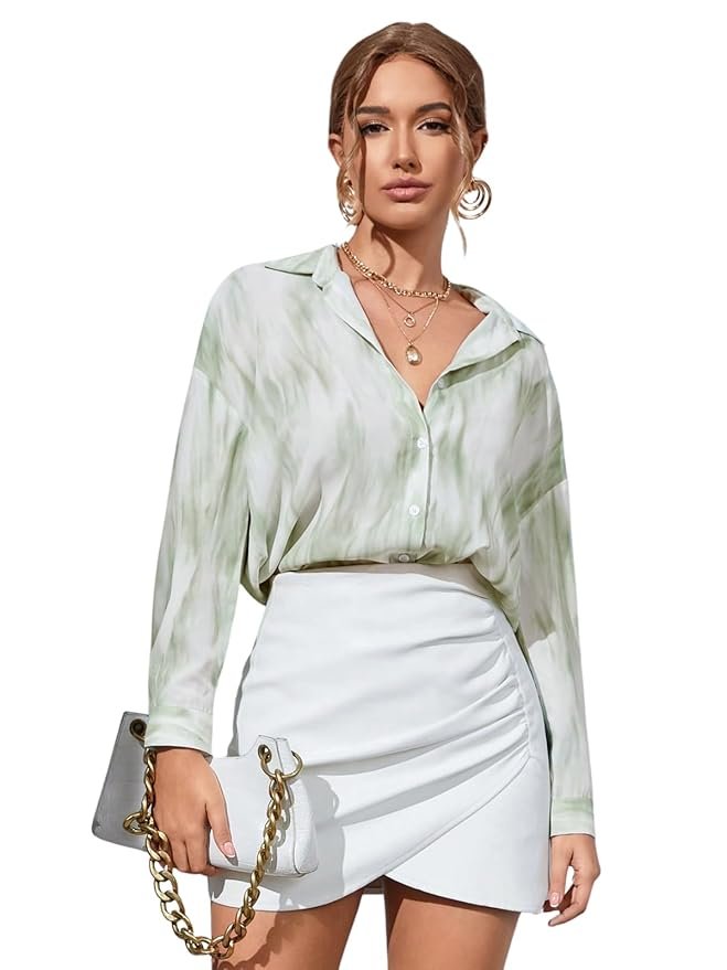 Korean style long sleeve shirt for women
