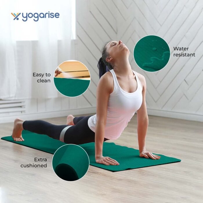 Yoga Mat – Stunning Yoga rise 6mm Anti-Skid Non-Slip Comfort - Image 7