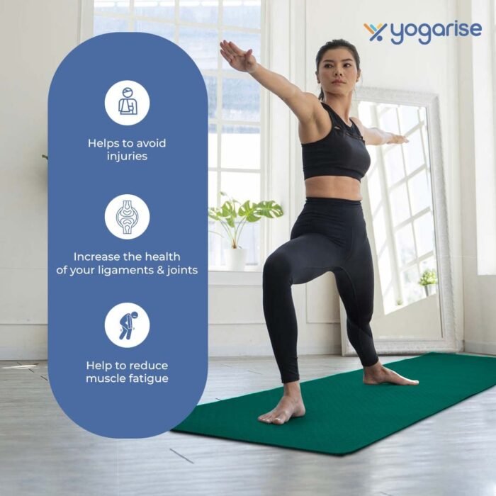 Yoga Mat – Stunning Yoga rise 6mm Anti-Skid Non-Slip Comfort - Image 5