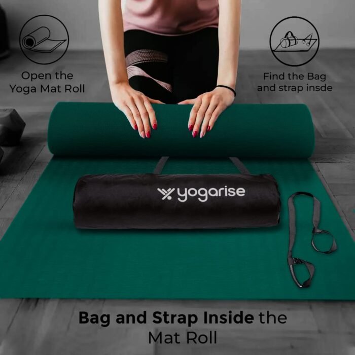 Yoga Mat – Stunning Yoga rise 6mm Anti-Skid Non-Slip Comfort - Image 10